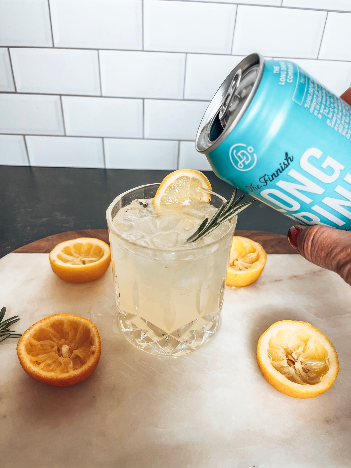 Rosemary Gin Fizz