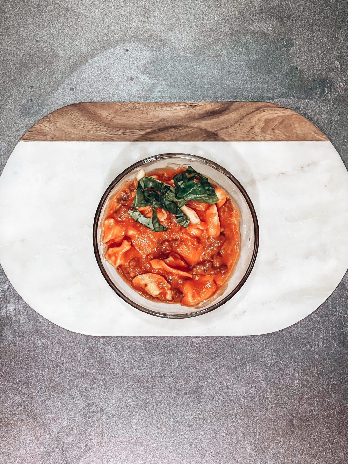 Tomato and Italian Sausage Tortellini Soup