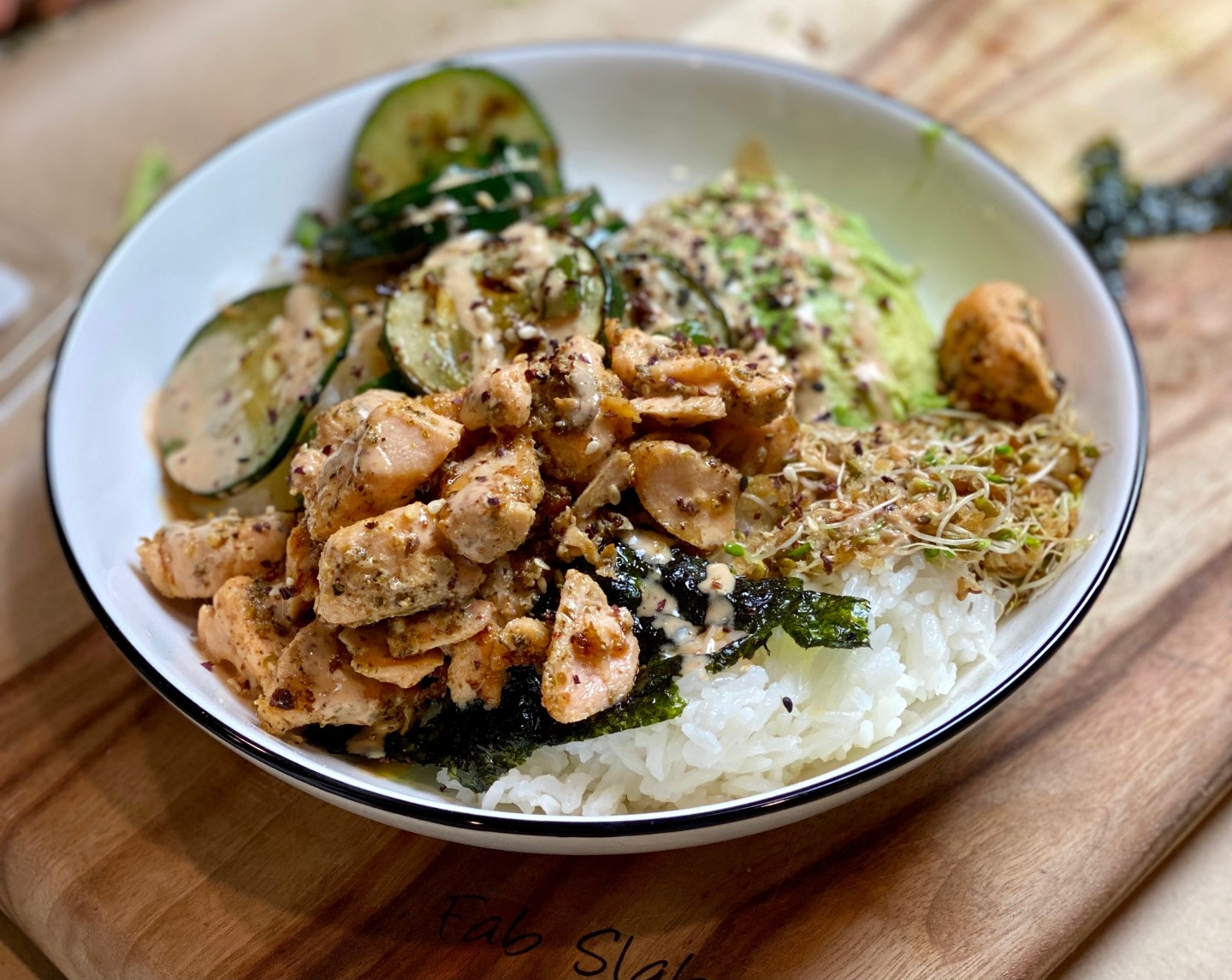 Spicy Salmon Bowls