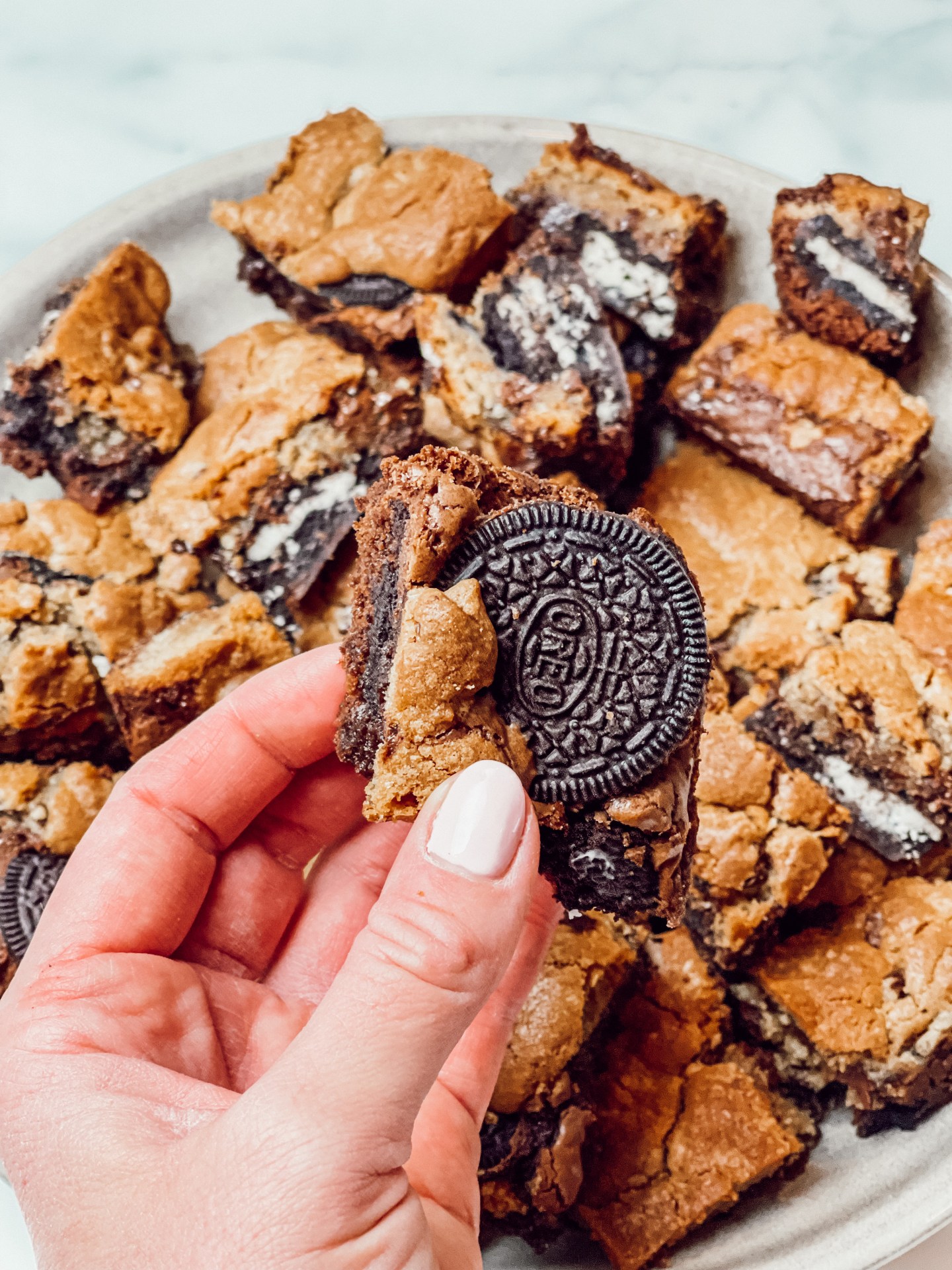 Brownie Oreo Cookie Bites