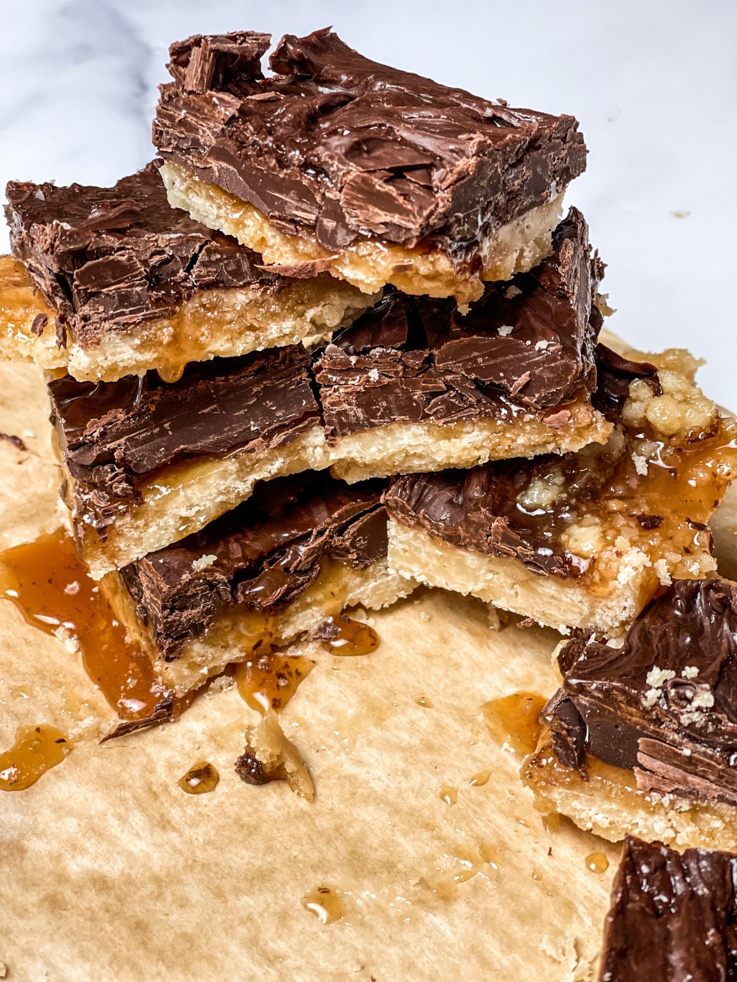 Ooey Gooey Twix Bars