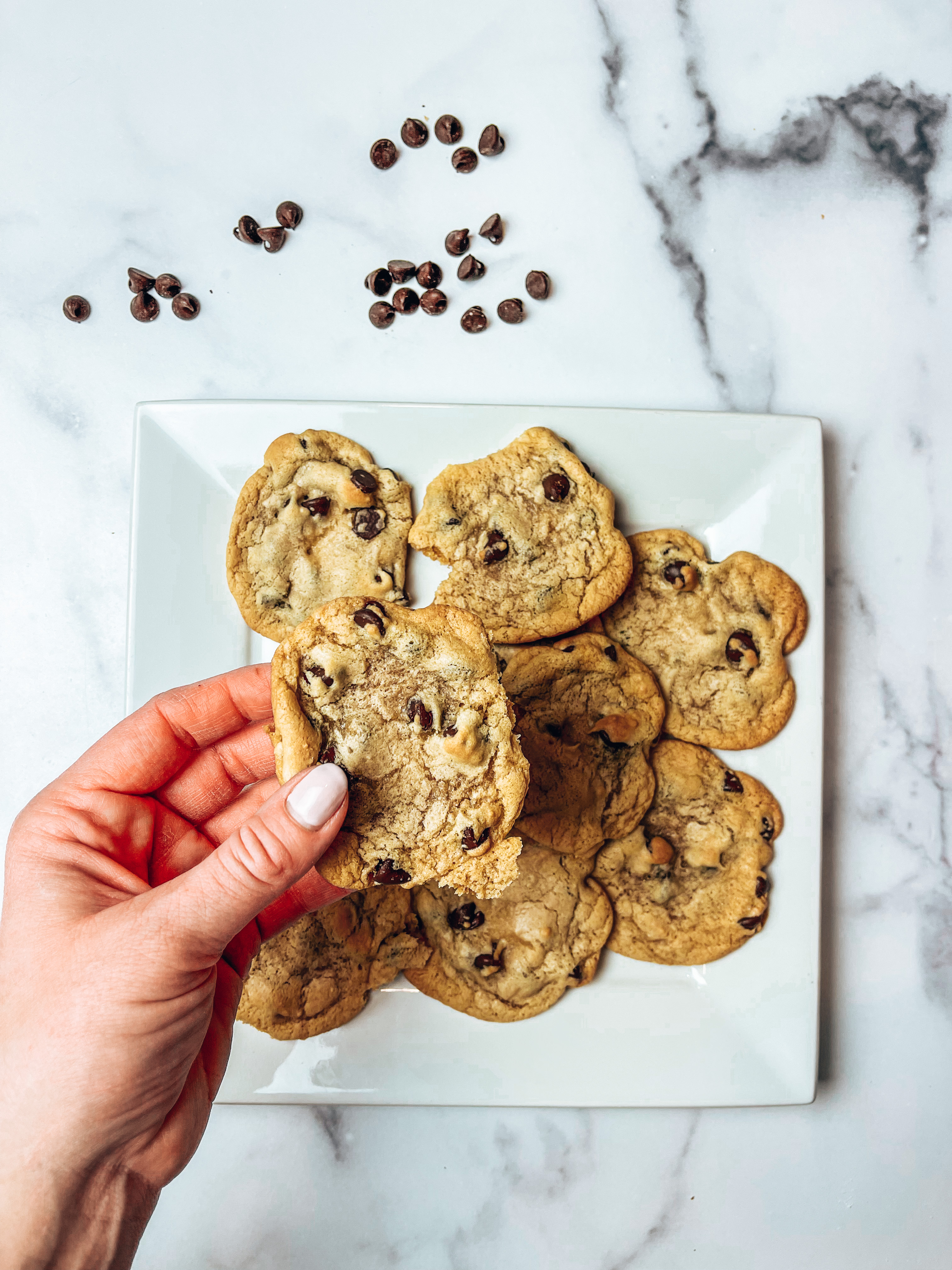 The Chewiest Chocolate Chip Cookies