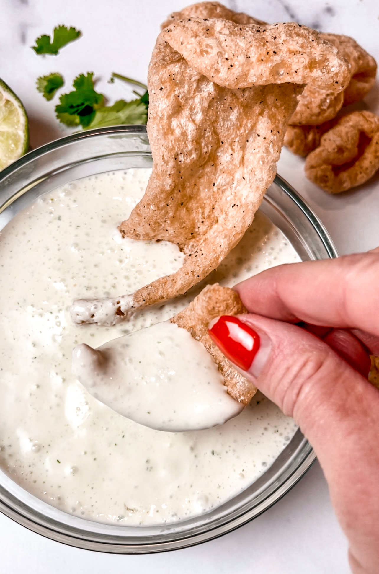 Simple Spicy Cilantro Dip