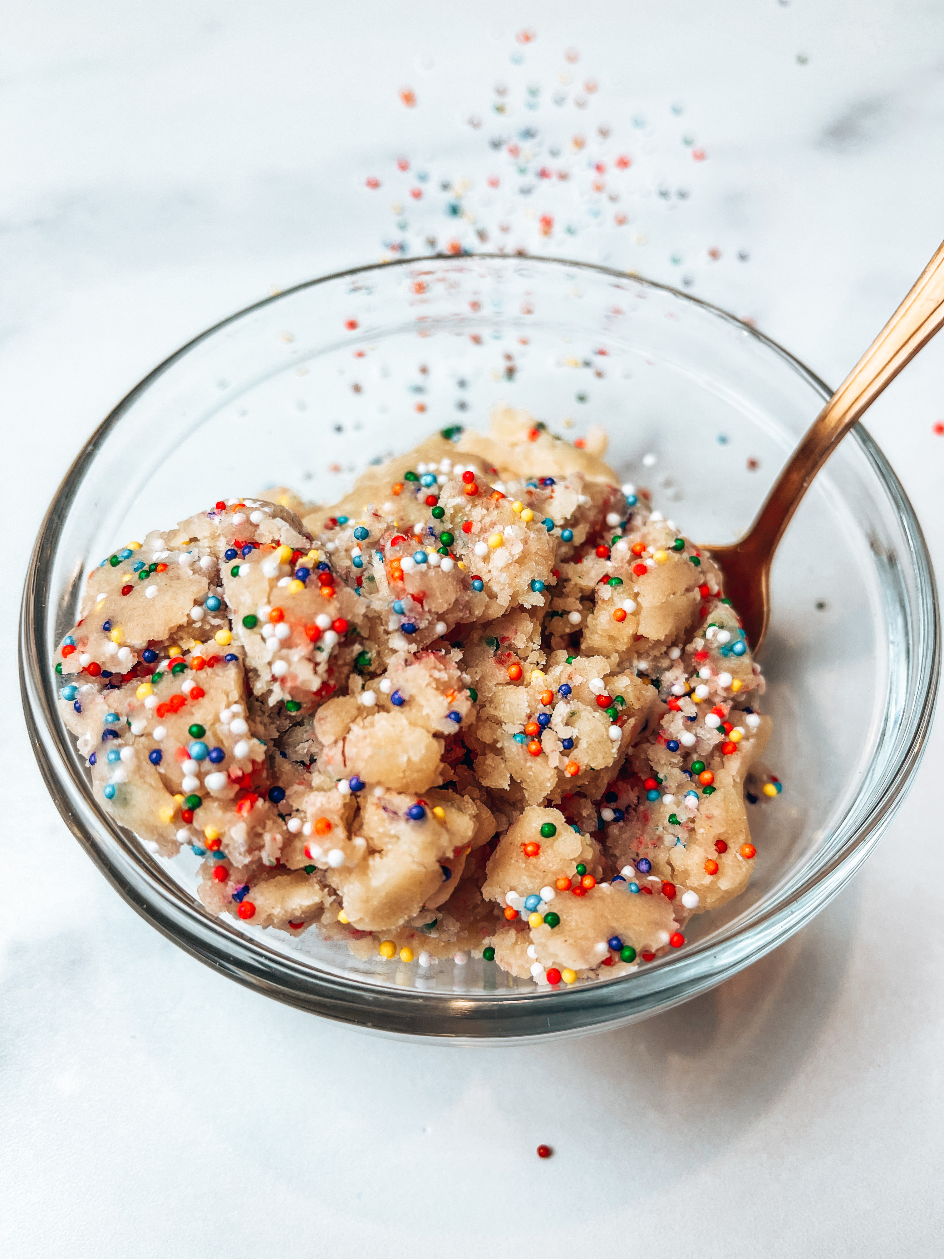 No-Bake Funfetti Cookie Dough