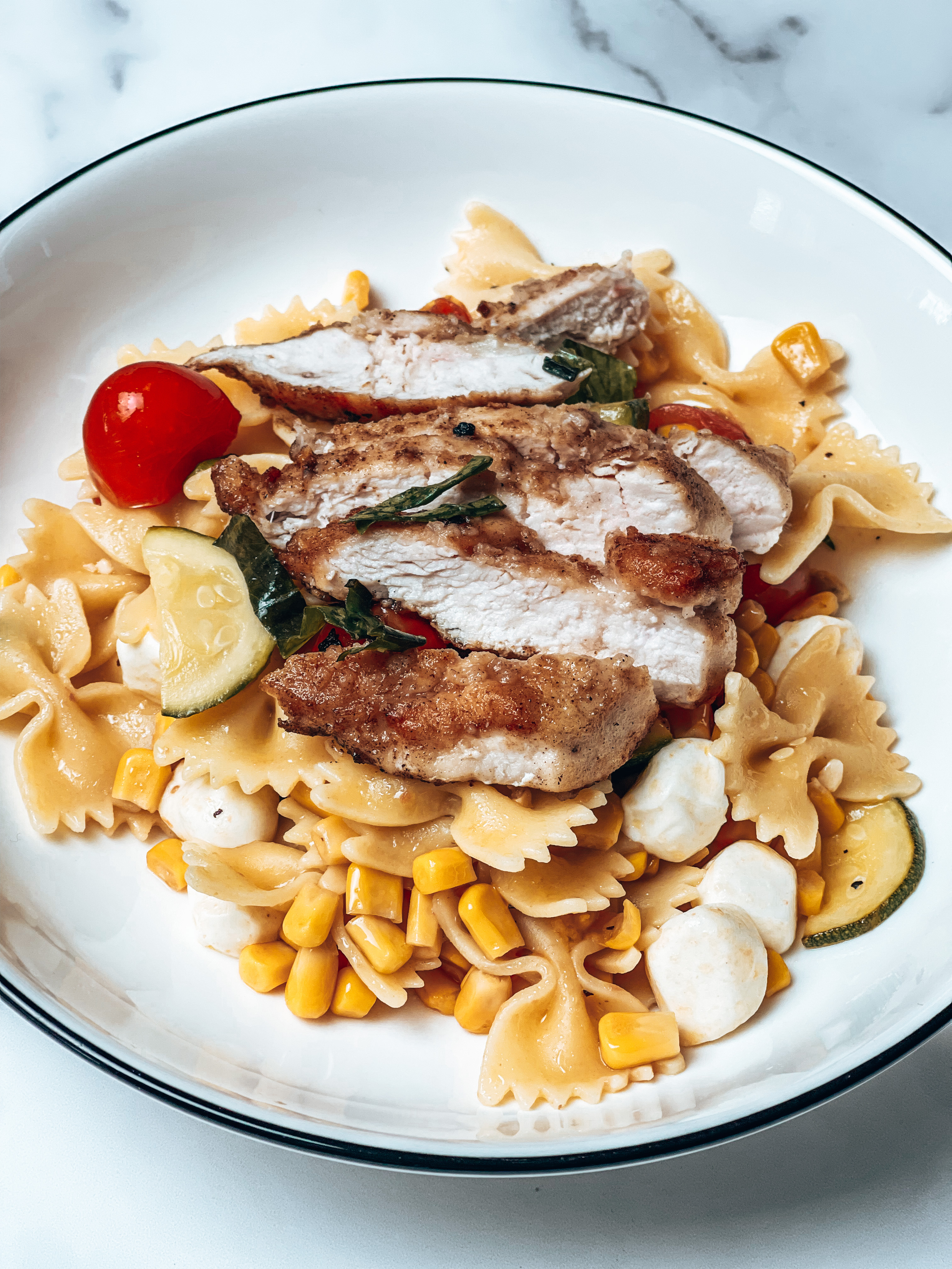 Quick, Lemon Butter Chicken Pasta